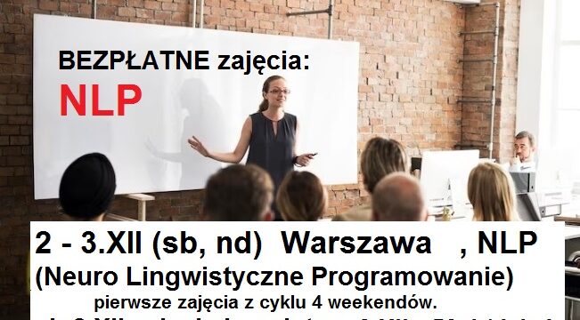 NLP bezpłatne zajęcia w&nbsp;Instytucie Psychologii Stosowanej